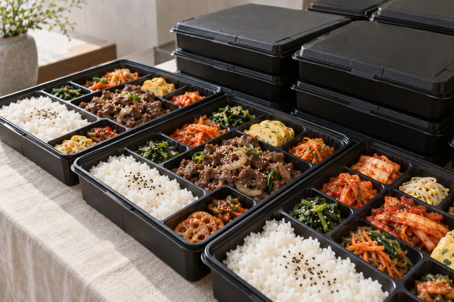 단체 도시락